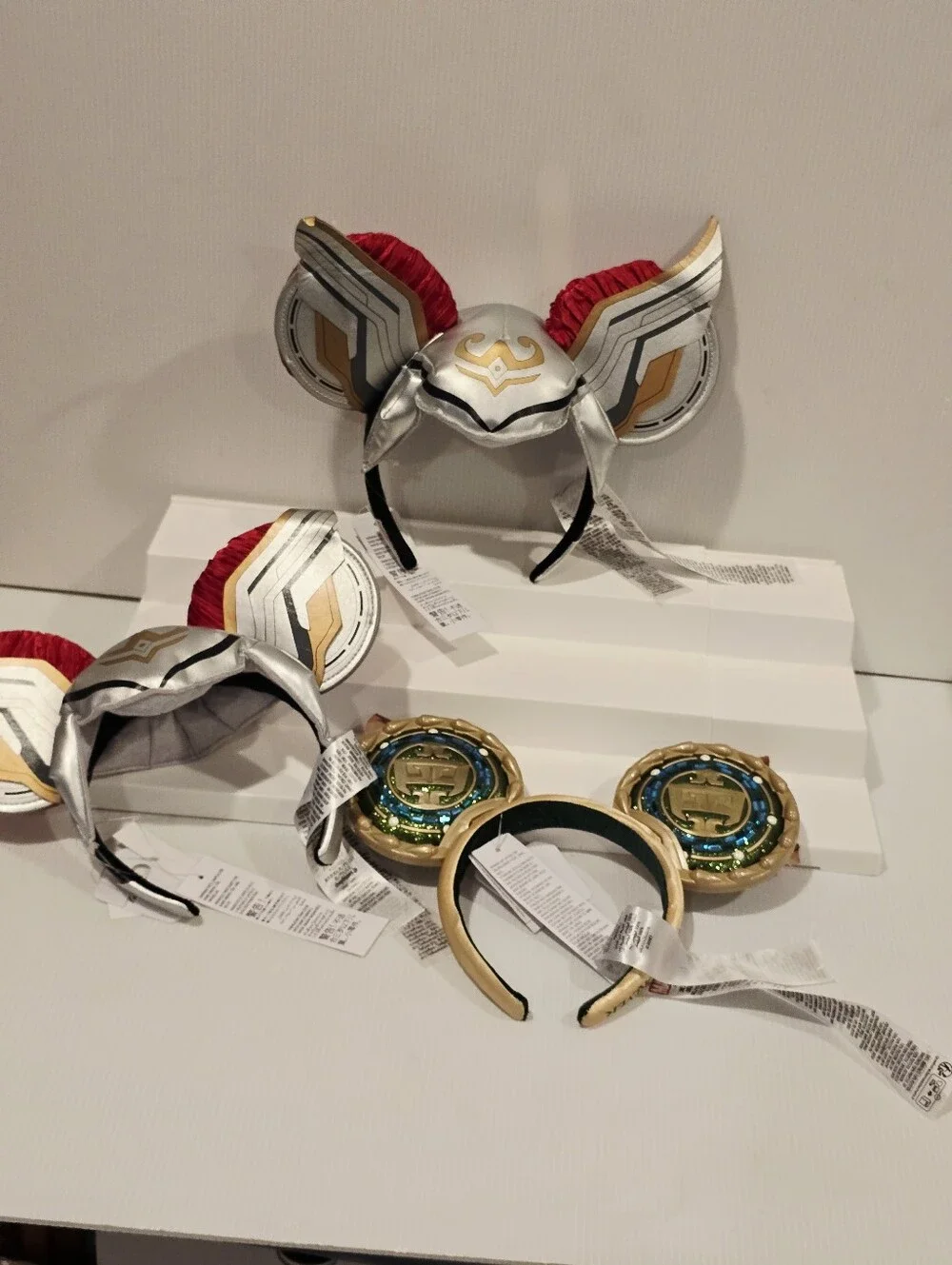 Disney Parks Mickey Ears Marvel Headband Set New